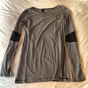 Striped Lululemon long sleeve tee